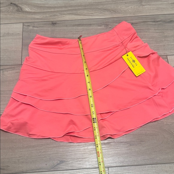 EleVen by Venus Williams Pink Tiered Skater Mini Skirt - Picture 5 of 6